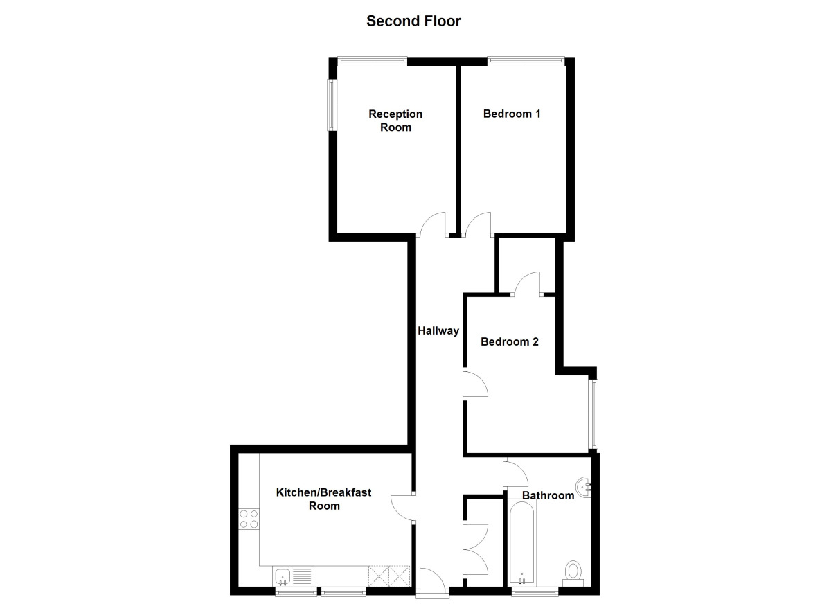 Floorplan of 3 bedroom  Flat to rent, Vauxhall Street, London, SE11