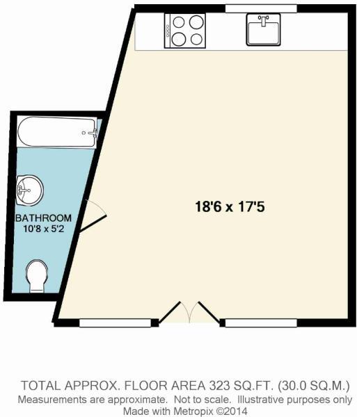 Floorplan of  Flat to rent, Kings Bench Street, London, SE1