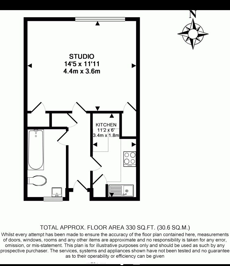 Floorplan of 1 bedroom  Flat to rent, Nelson Square, London, SE1