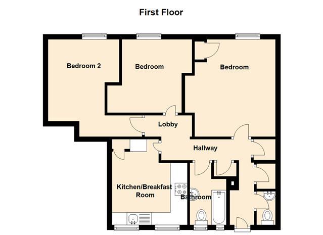 Floorplan of 3 bedroom Flat to rent, Tabard Garden Estate, London, SE1