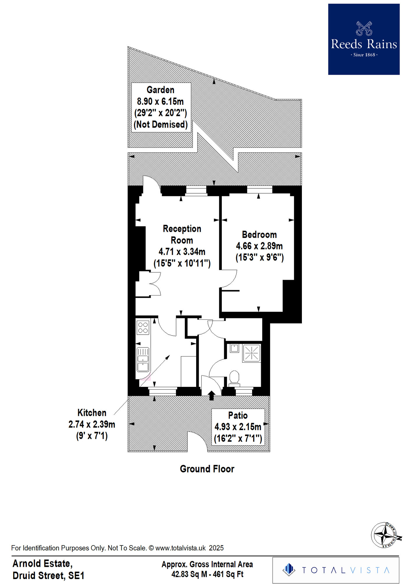 Floorplan of 1 bedroom  Flat for sale, Druid Street, London, SE1