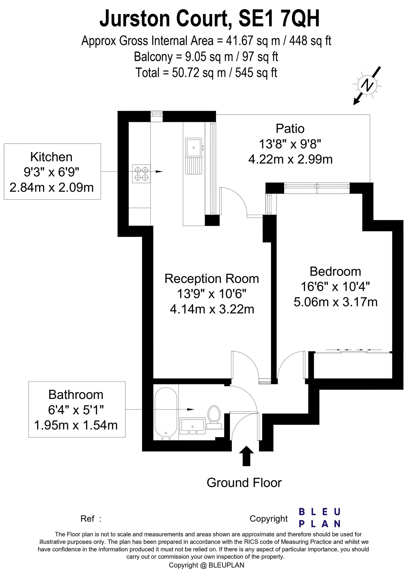 Floorplan of 1 bedroom  Flat for sale, Gerridge Street, London, SE1