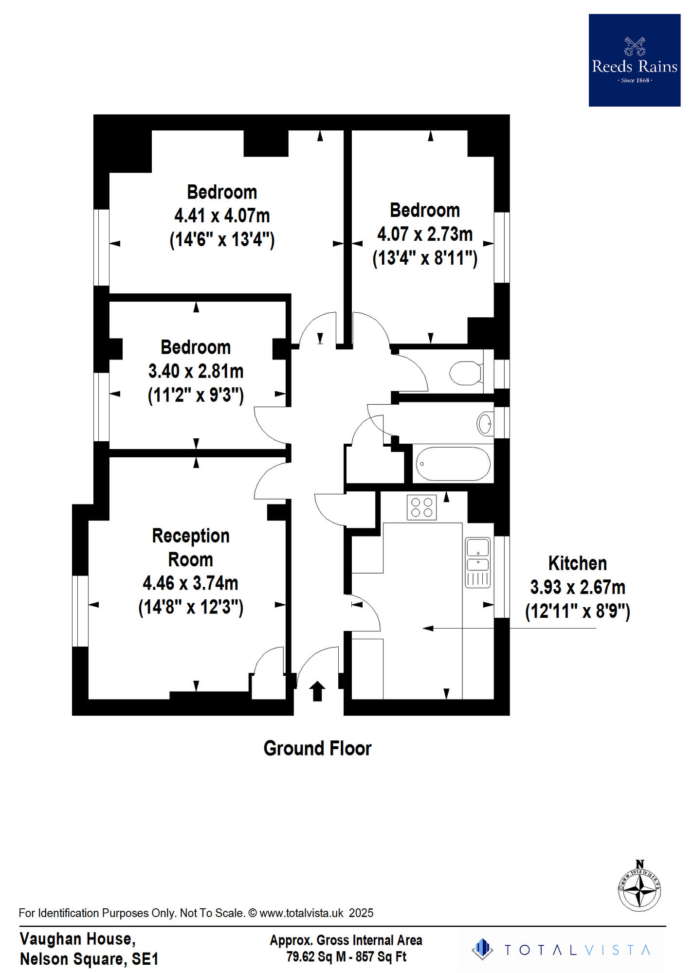 Floorplan of 3 bedroom  Flat for sale, Nelson Square, London, SE1