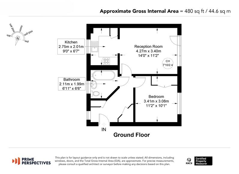 Floorplan of 1 bedroom Flat for sale, Burcher Gale Grove, London, SE15