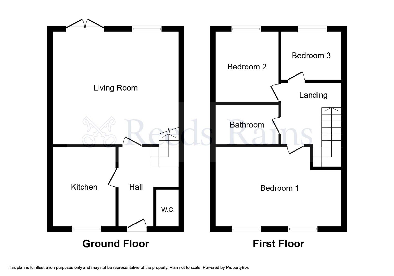 3 bedroom Mid Terrace House for sale, Huddleston Place, Farington Moss