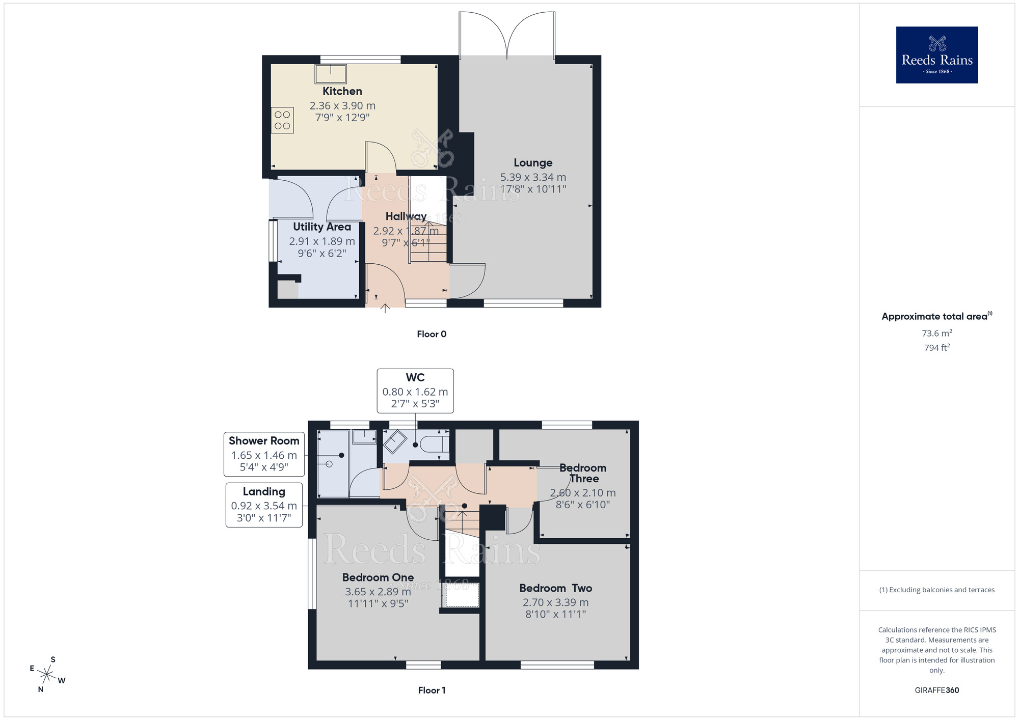 Floorplan of 3 bedroom End Terrace House for sale, Kingsway, Leyland, Lancashire, PR25
