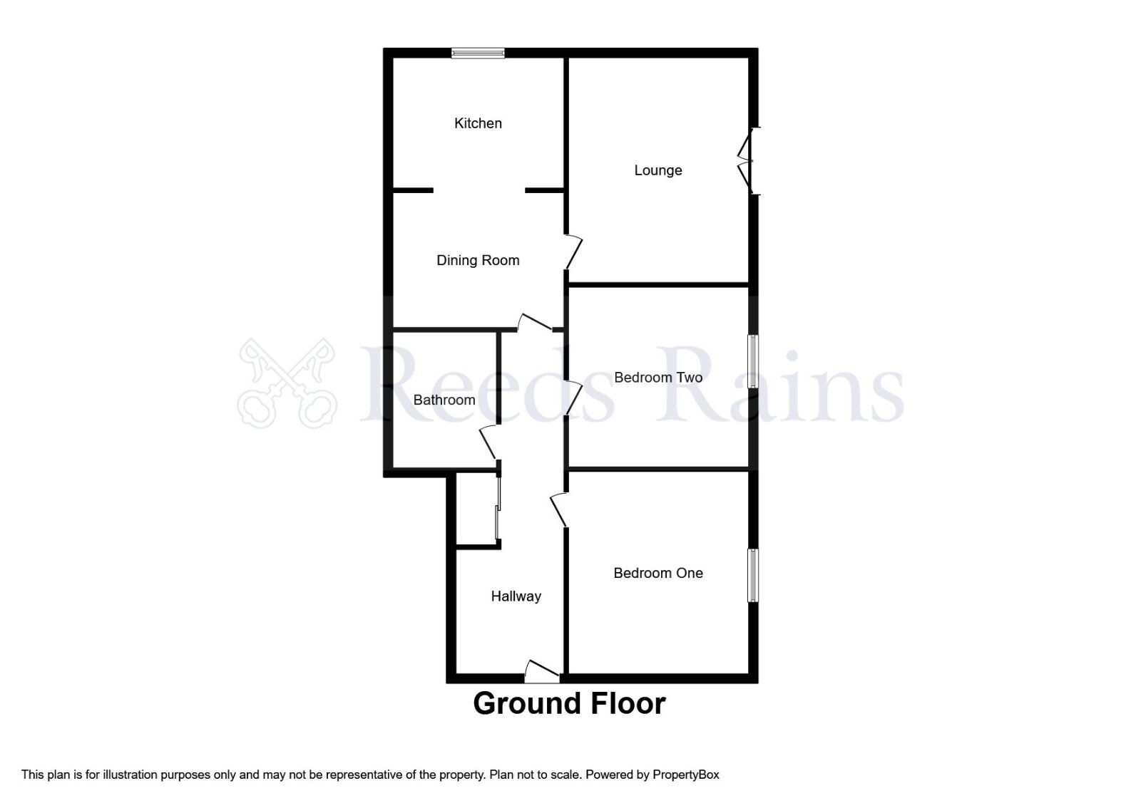 Floorplan of 2 bedroom Flat to rent, Leyland Lane, Leyland, PR25