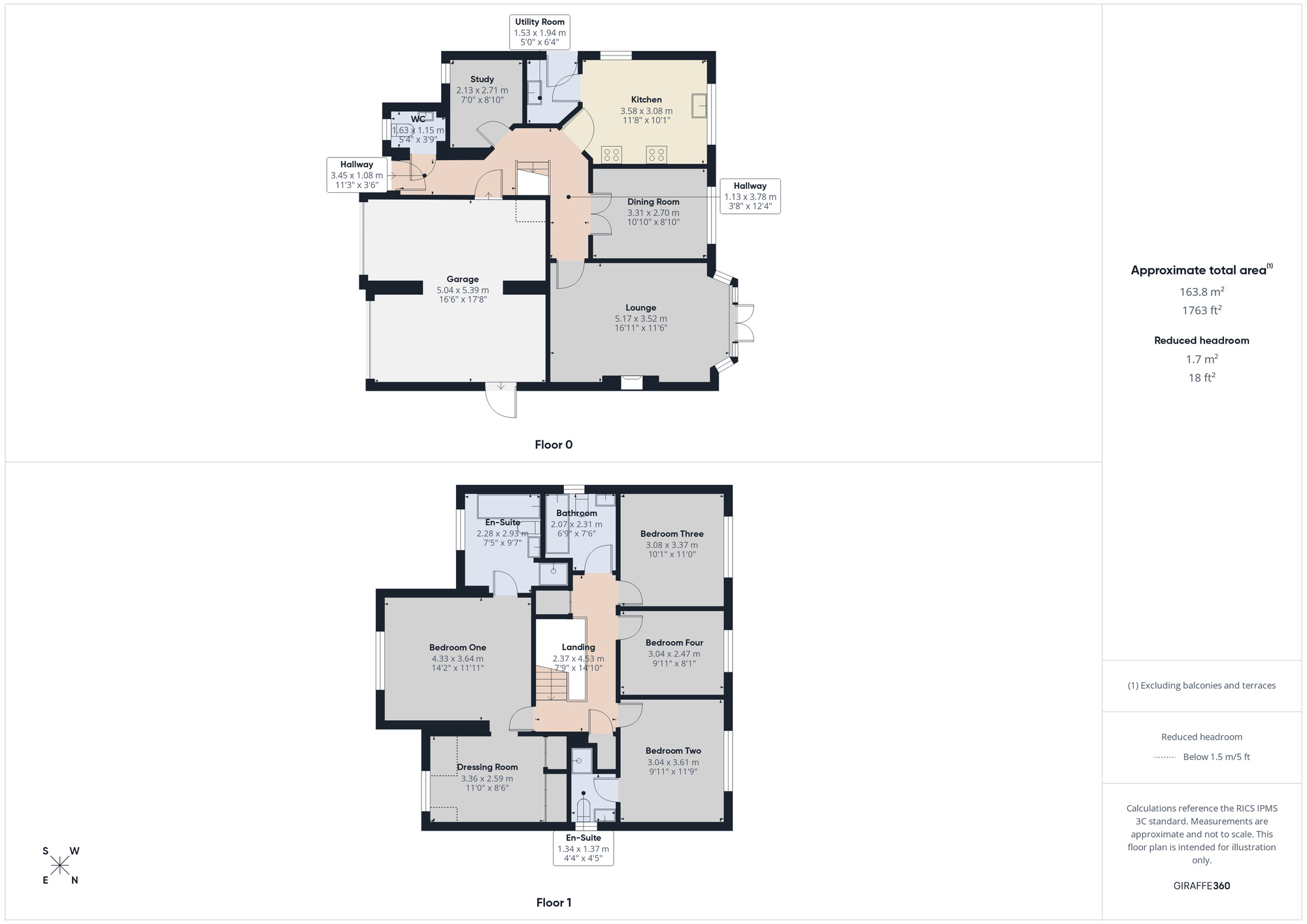Floorplan of 4 bedroom Detached House for sale, Little Close, Farington Moss, Lancashire, PR26