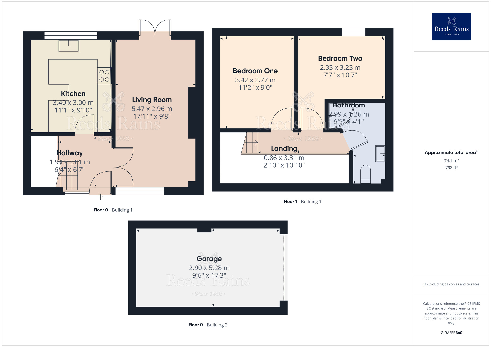 Floorplan of 2 bedroom Mid Terrace House for sale, Runshaw Hall Lane, Euxton, Lancashire, PR7