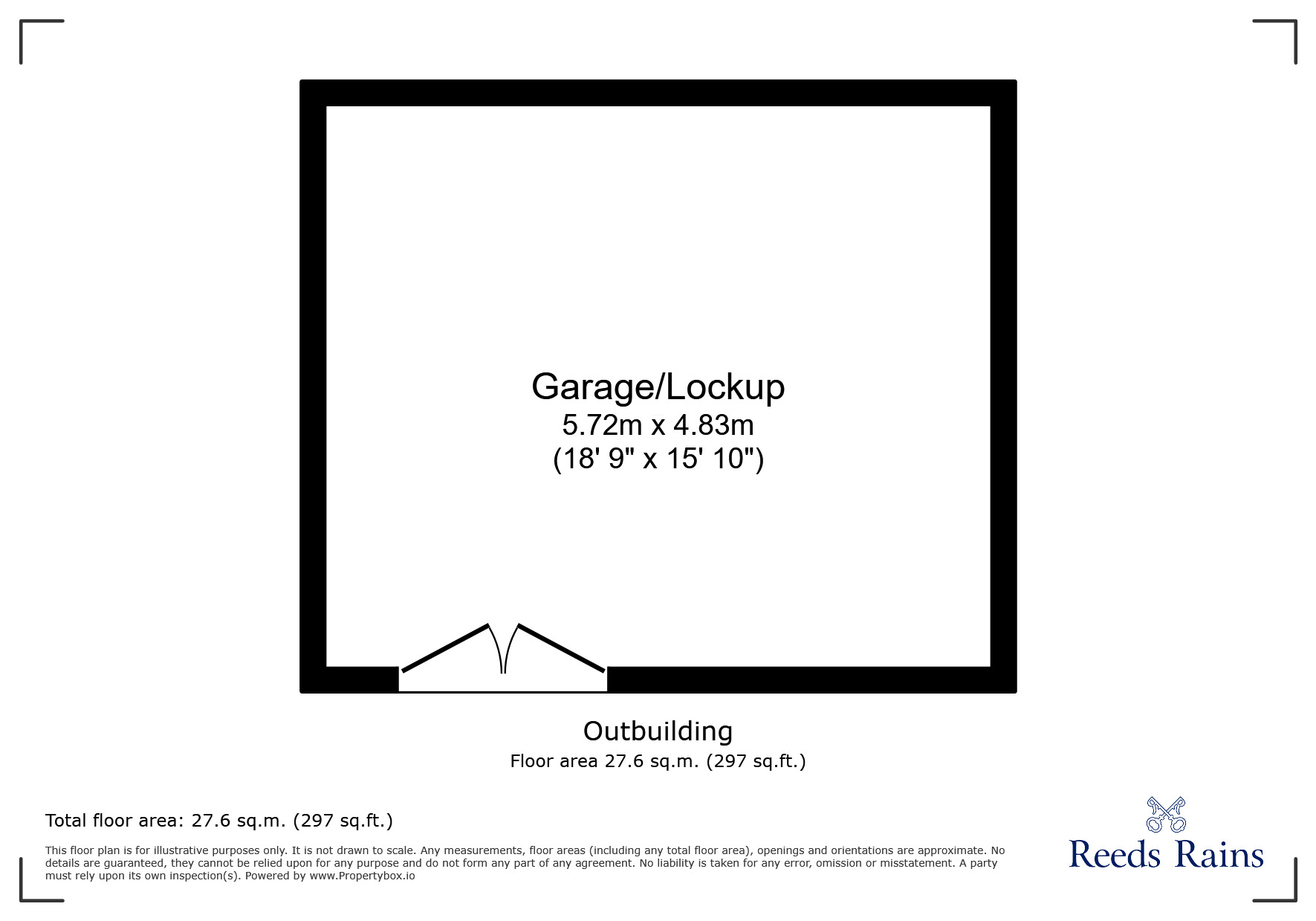 Floorplan of Semi Detached Garage for sale, Wade Brook Road, Leyland, Lancashire, PR26