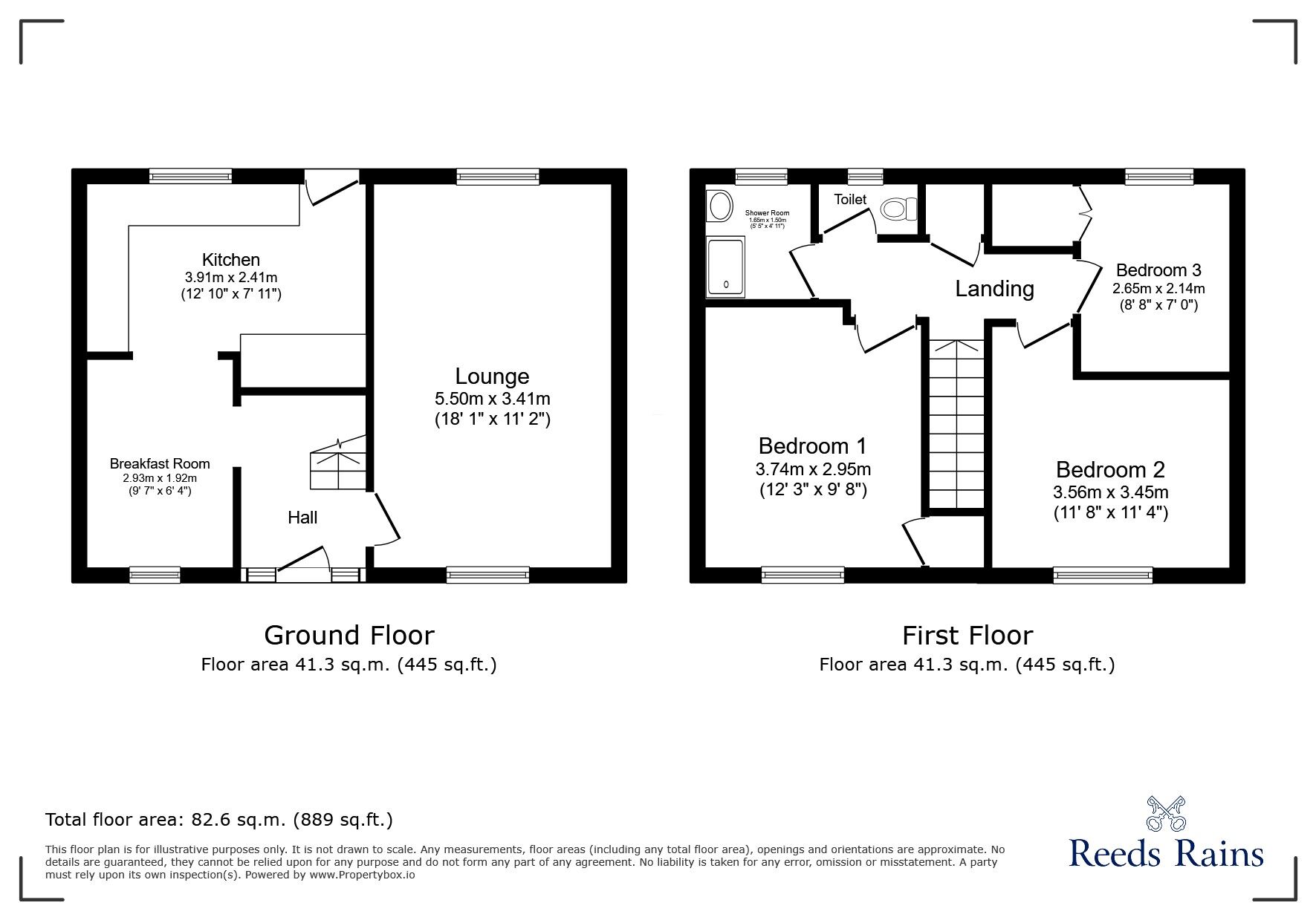 Floorplan of 3 bedroom Mid Terrace House for sale, Cumberland Avenue, Leyland, Lancashire, PR25