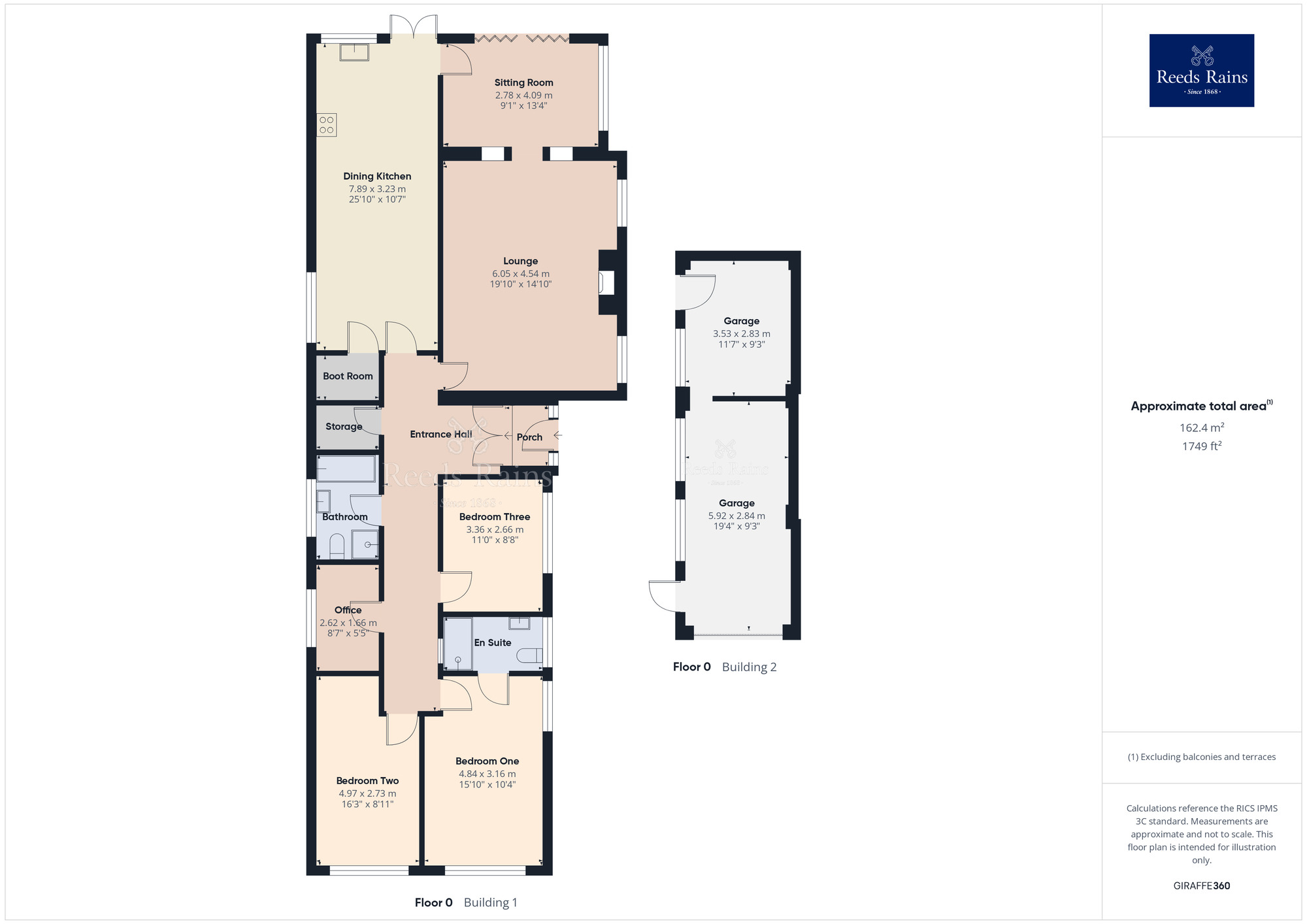 Floorplan of 3 bedroom Detached Bungalow for sale, Lancaster Lane, Leyland, Lancashire, PR25
