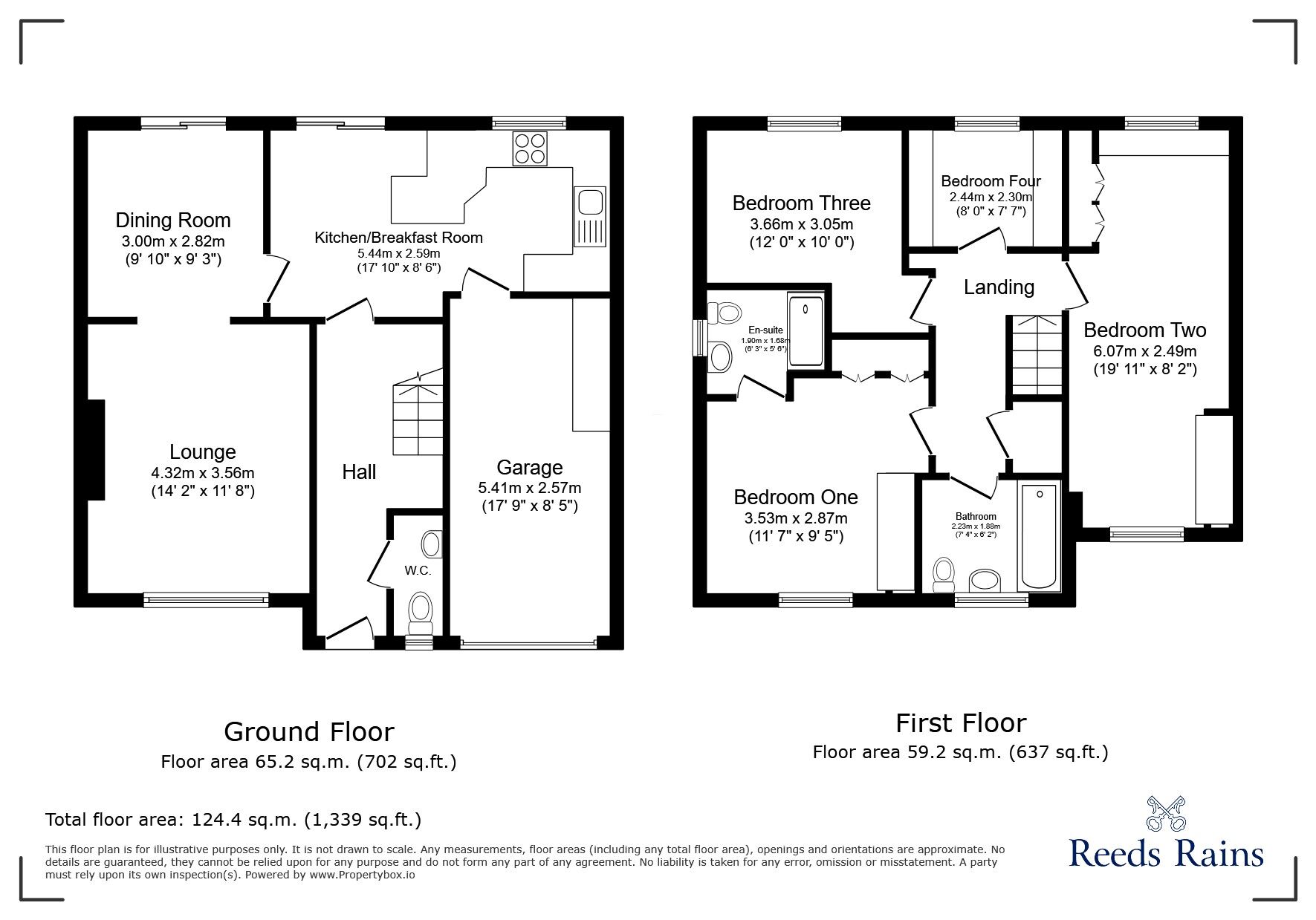 Floorplan of 4 bedroom Detached House for sale, Hedgerows Road, Leyland, Lancashire, PR25