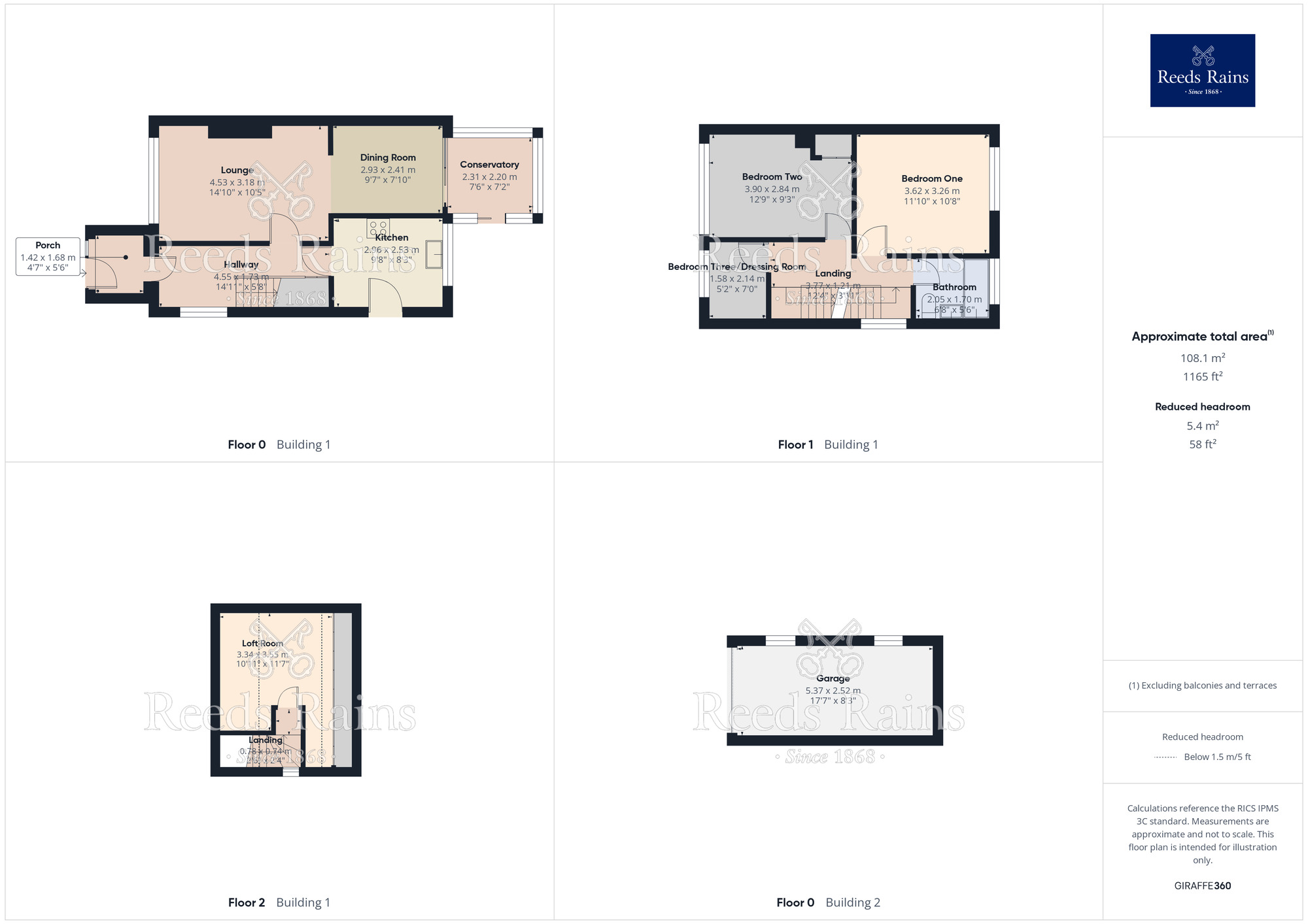 Floorplan of 3 bedroom Semi Detached House for sale, St. Annes Road, Leyland, Lancashire, PR25