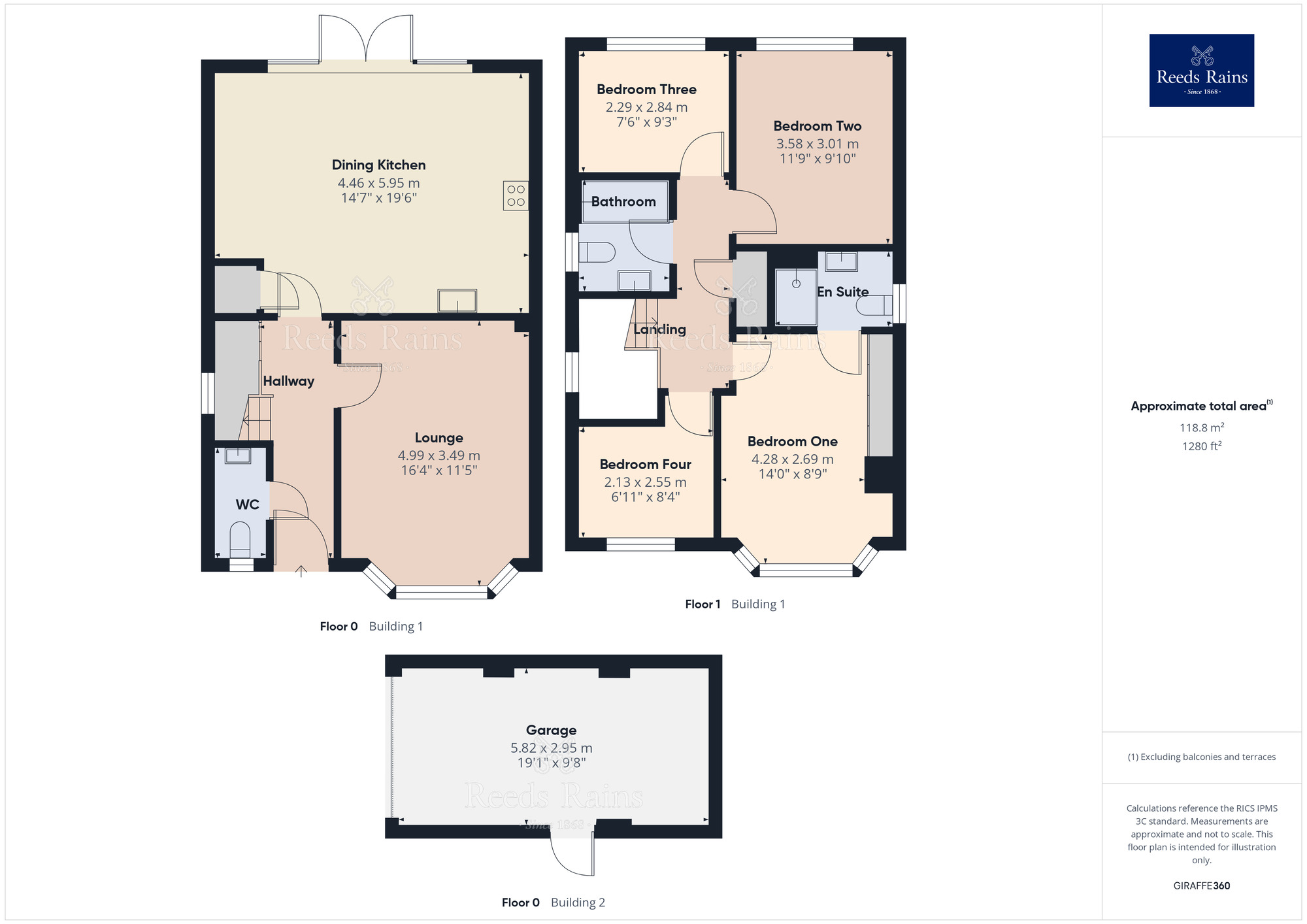 Floorplan of 4 bedroom Detached House for sale, Green Hill Drive, Leyland, Lancashire, PR25
