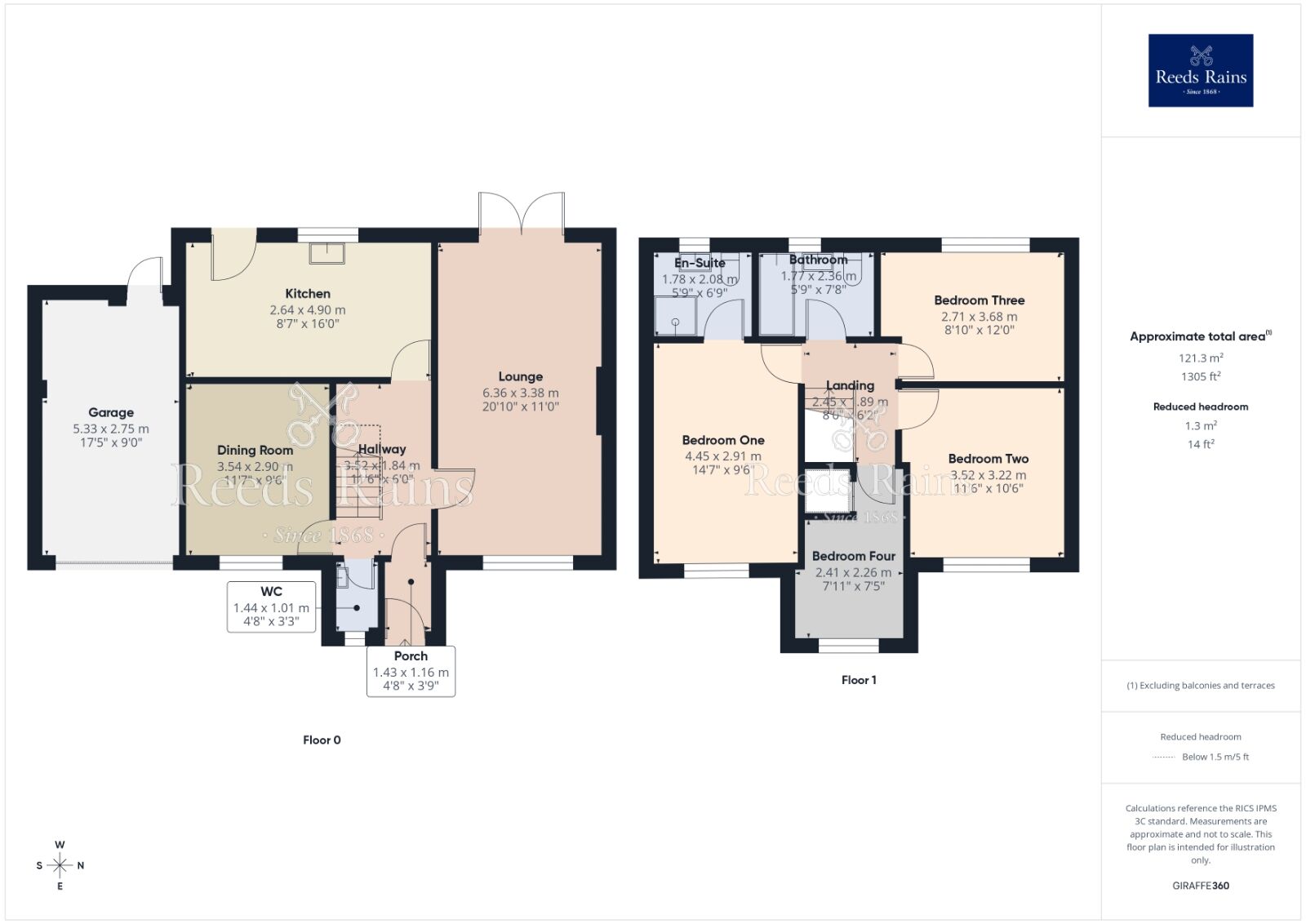 Floorplan of 4 bedroom Detached House for sale, Slater Lane, Leyland, Lancashire, PR25