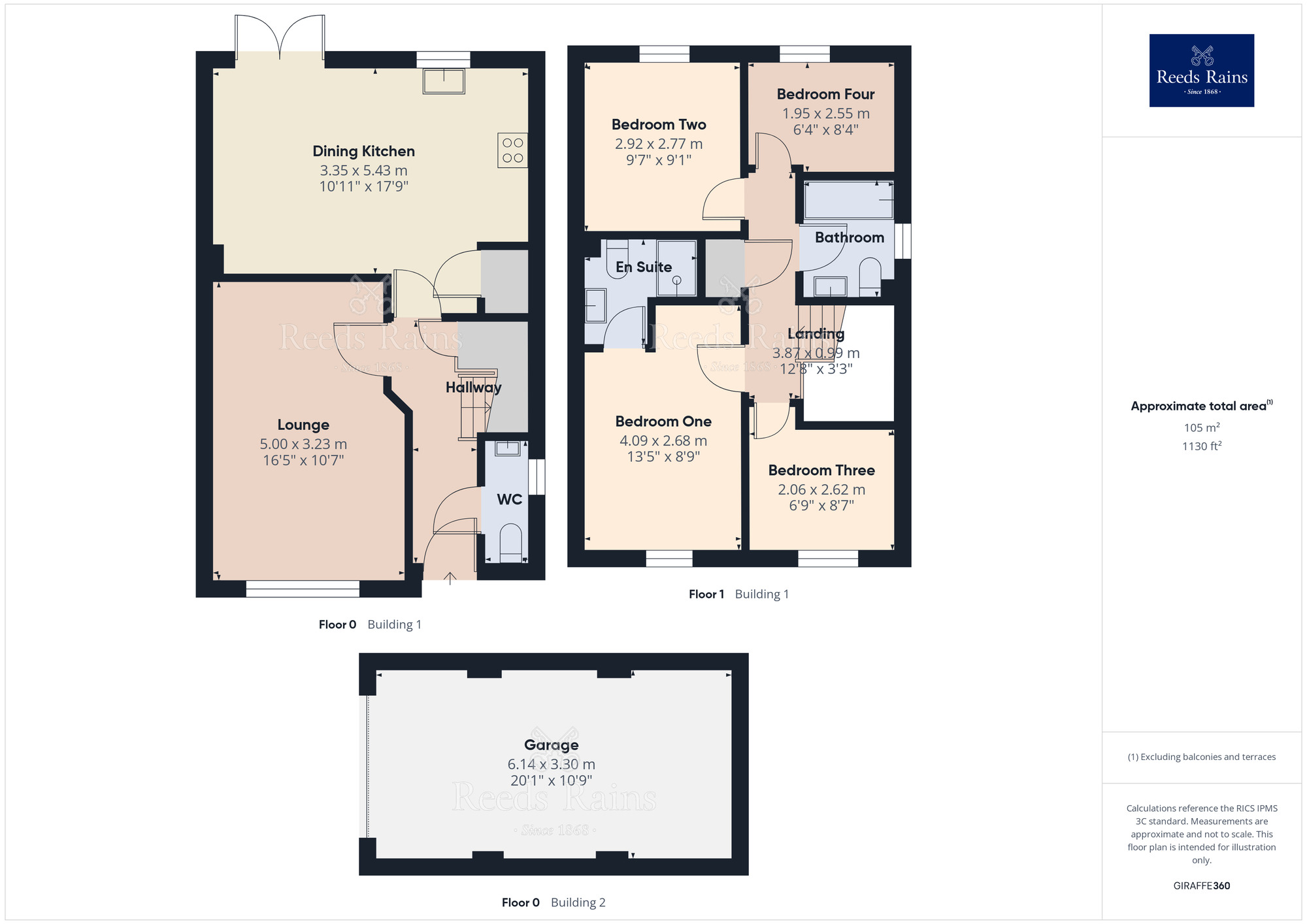 Floorplan of 4 bedroom Detached House for sale, Roadtrain Avenue, Leyland, Lancashire, PR26