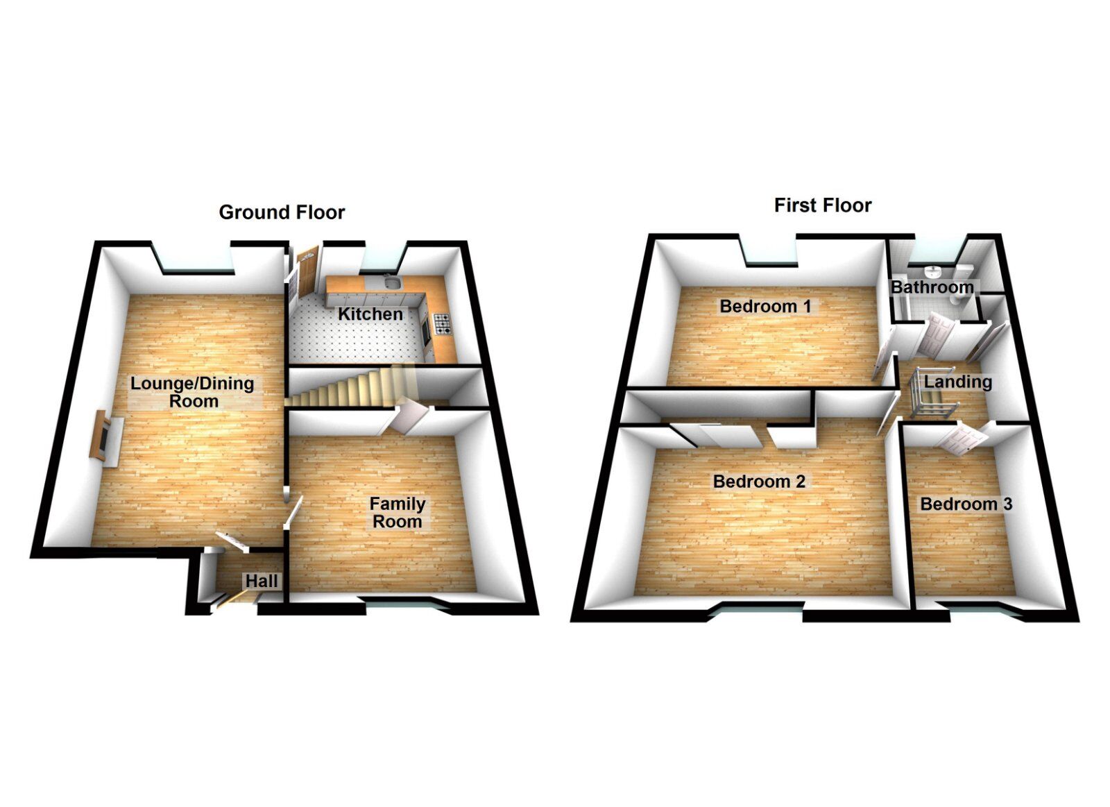 Floorplan of 3 bedroom Semi Detached House for sale, Plantation Mews, Lisburn, County Down, BT27