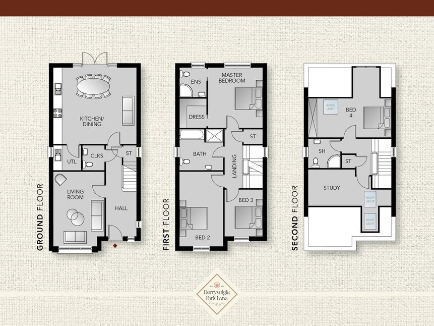 4 bedroom Detached House for sale, Derryvolgie Park Lane, Belfast Road