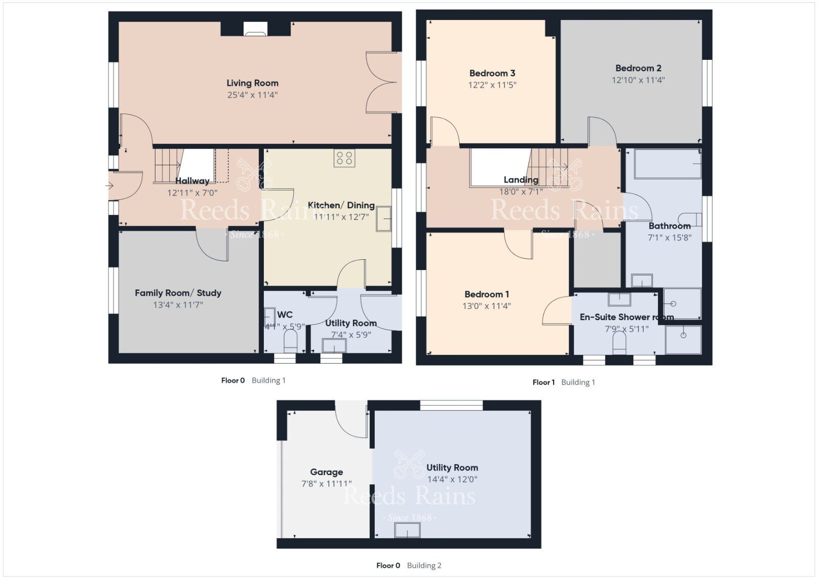 Floorplan of 3 bedroom Detached House for sale, Royal Hill, Maze, Lisburn, County Down, BT27