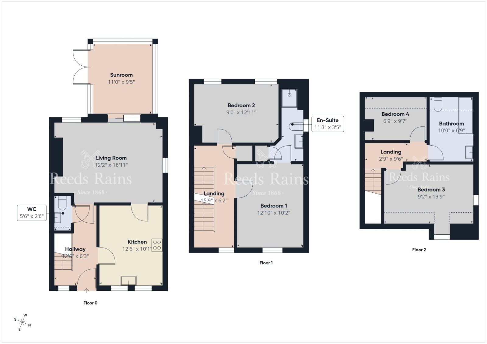 Floorplan of 4 bedroom Semi Detached House for sale, Greenavon Mews, Ballynahinch Road, County Down, BT27