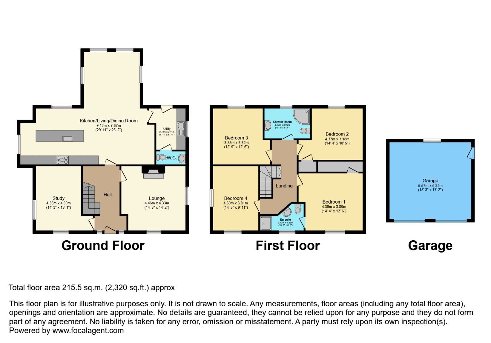 Floorplan of 4 bedroom Detached House for sale, Carter Wood, Lurgan, County Armagh, BT67