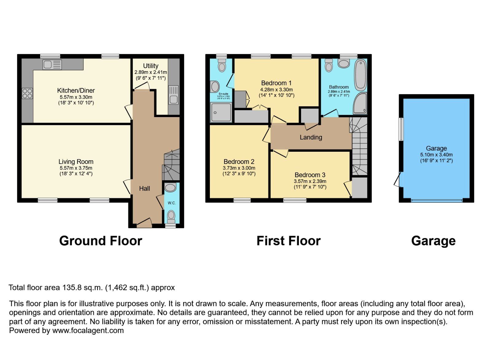 Floorplan of 3 bedroom Semi Detached House for sale, Ashfield Hall, Maze, Lisburn, County Down, BT27