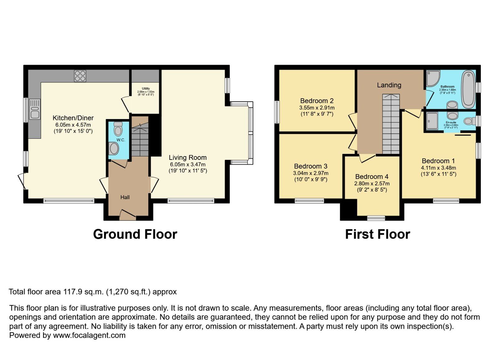 Floorplan of 4 bedroom Semi Detached House for sale, Fairfields Manor, Lisburn, County Antrim, BT28