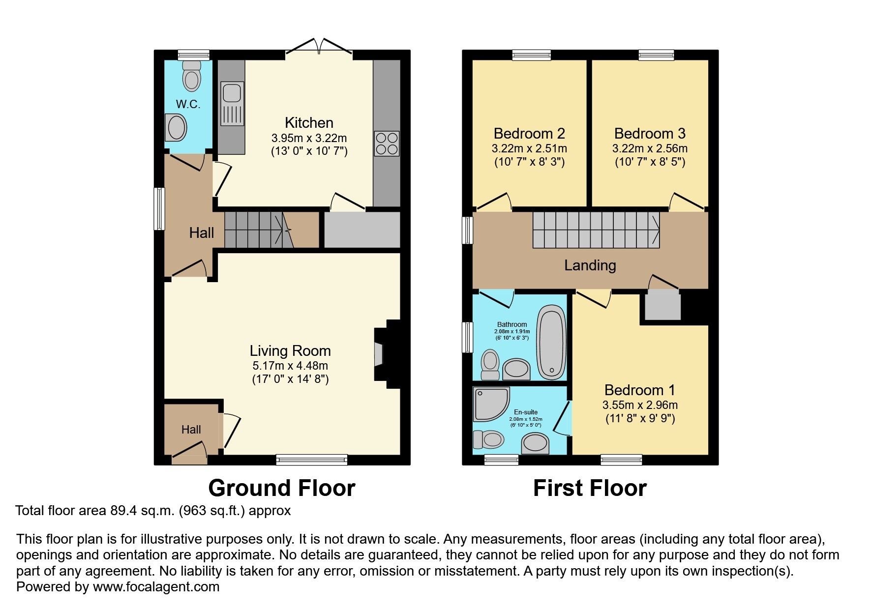 Floorplan of 3 bedroom Semi Detached House for sale, Glenwood Court, Lisburn, County Antrim, BT28