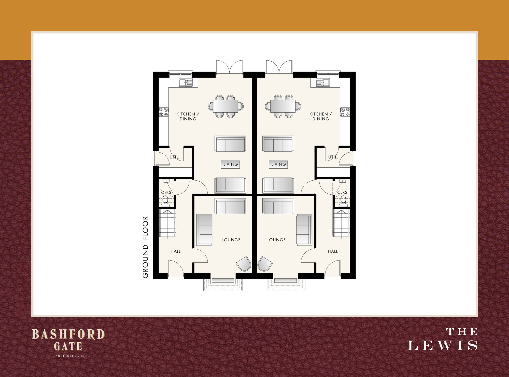 Floorplan of 4 bedroom Semi Detached House for sale, Bashford Gate, Carrickfergus, BT38