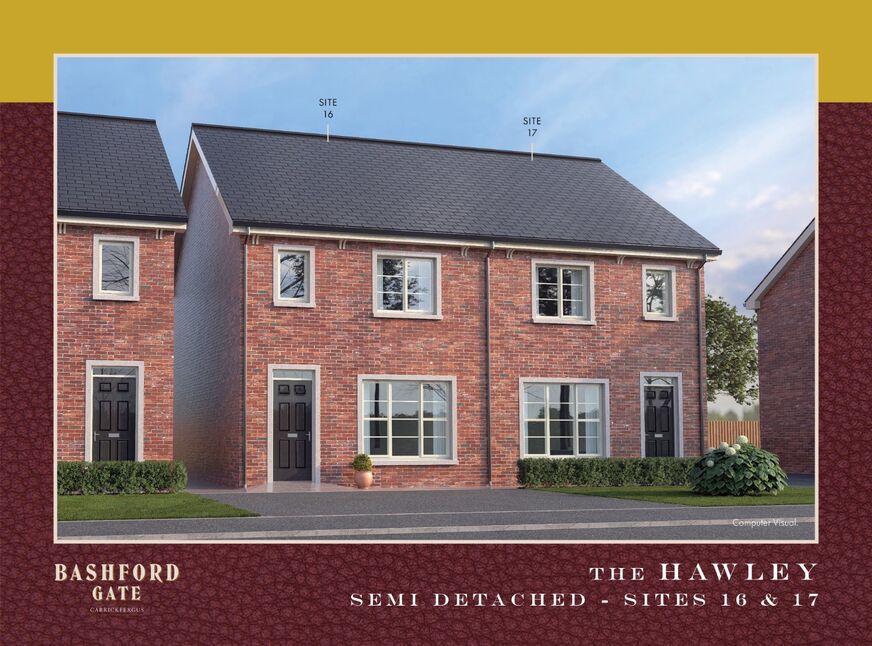 Main image of 3 bedroom Semi Detached House for sale, Bashford Gate, Carrickfergus, BT38