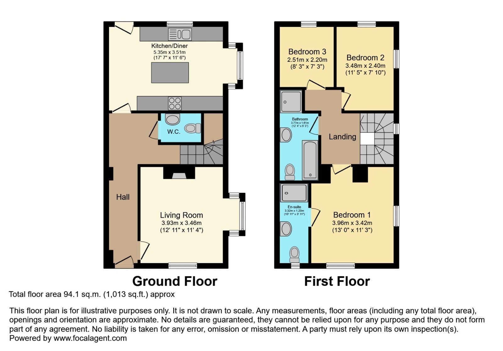 Floorplan of 3 bedroom Semi Detached House for sale, Wellington Park Road, Maghaberry, County Armagh, BT67