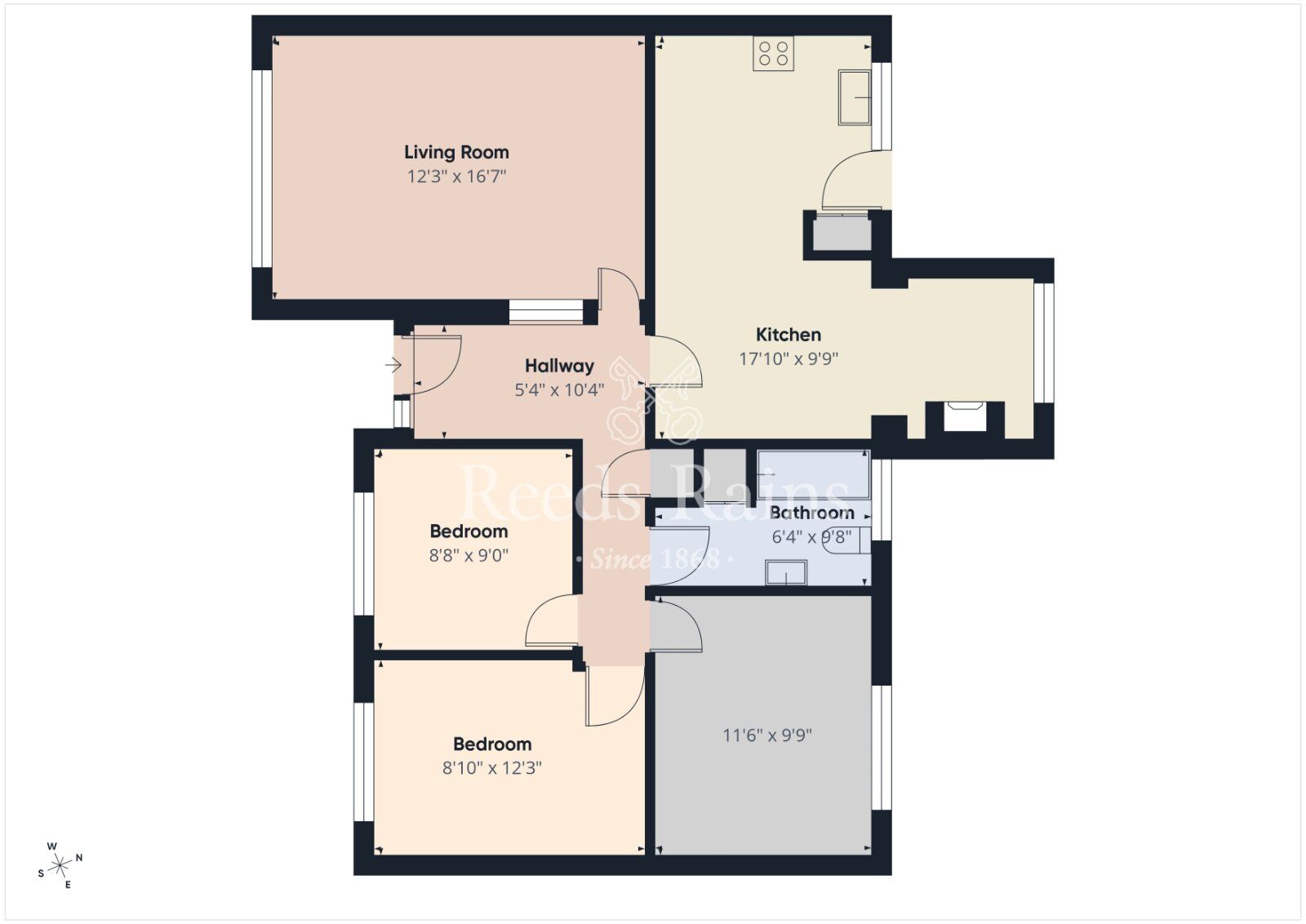 Floorplan of 3 bedroom Detached Bungalow for sale, Kilwarlin Road, Hillsborough, County Down, BT26