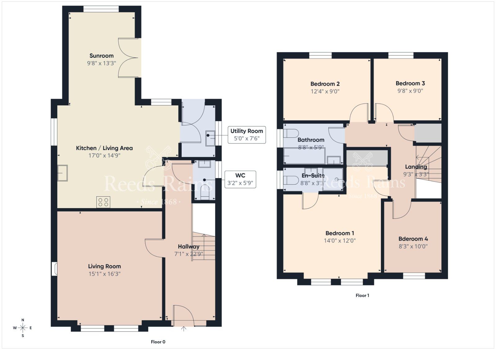 Floorplan of 4 bedroom Detached House for sale, Strawberry Hill Lane, Lisburn, County Down, BT27