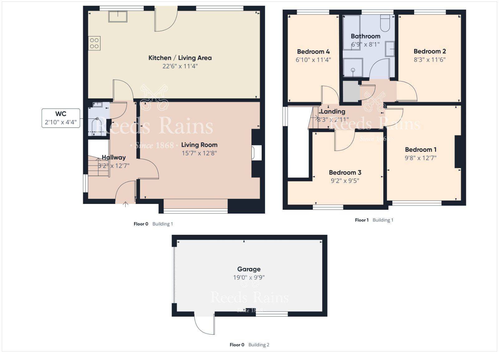 Floorplan of 4 bedroom Semi Detached House for sale, Ashvale Drive, Royal Hillsborough, County Down, BT26