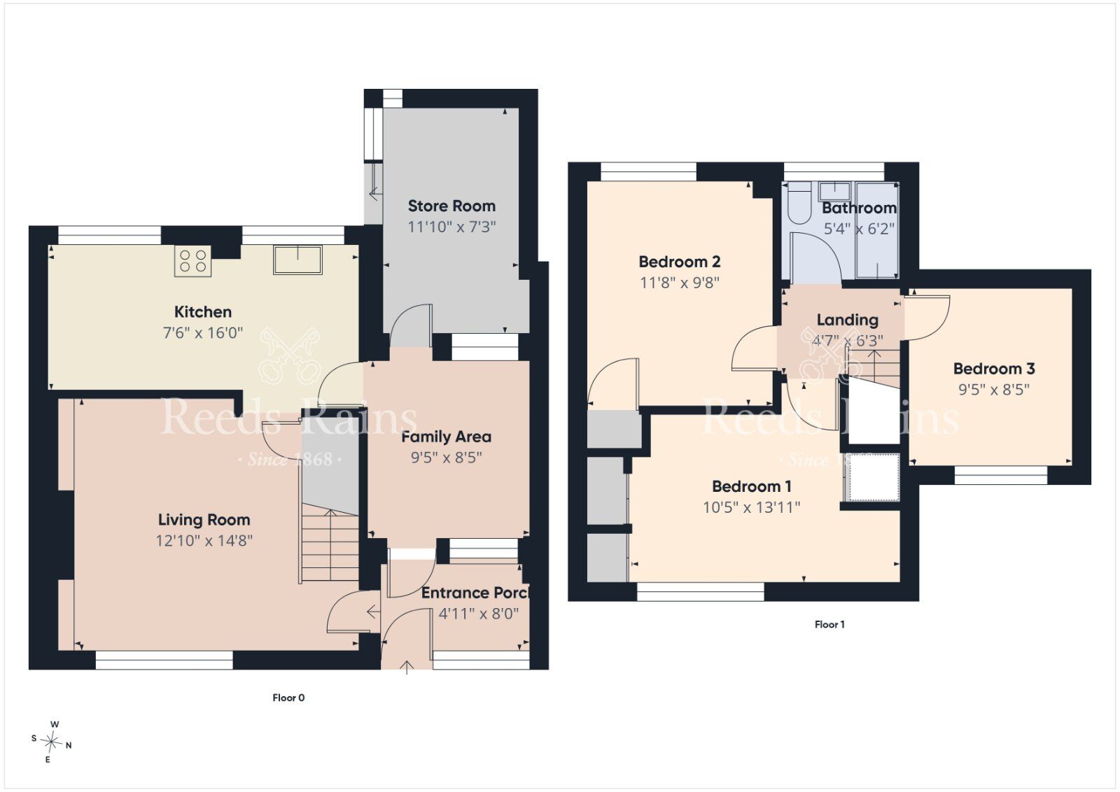 Floorplan of 3 bedroom Mid Terrace House for sale, Hill Street, Lisburn, County Antrim, BT28