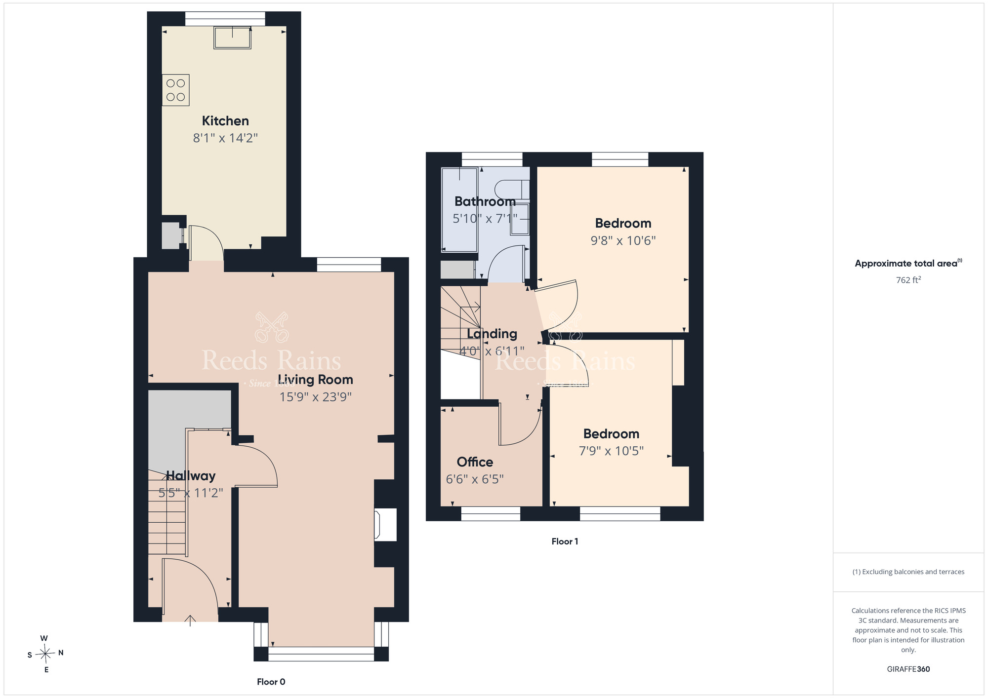 Floorplan of 3 bedroom Mid Terrace House for sale, Warren Park Drive, Lisburn, County Antrim, BT28