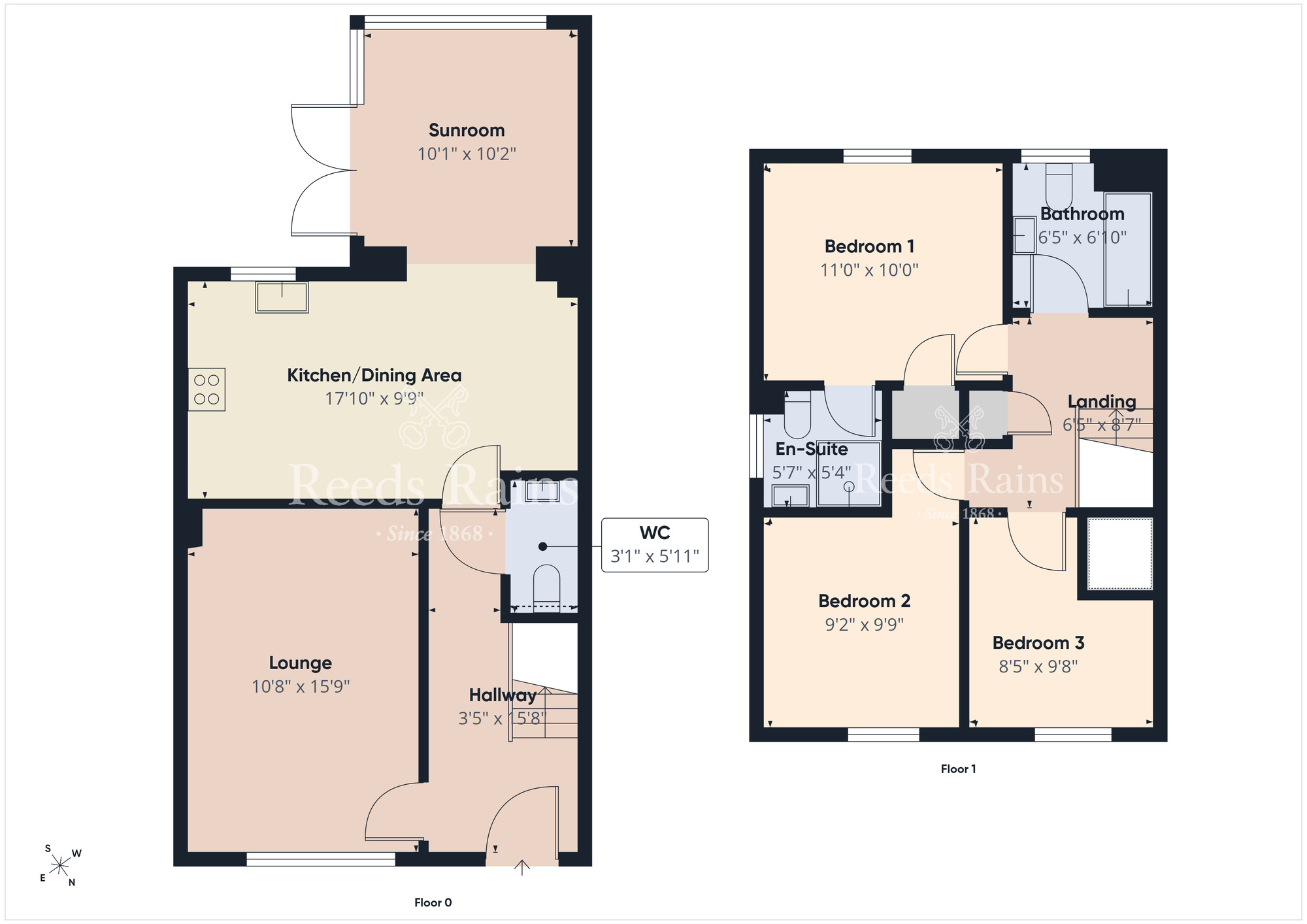 Floorplan of 3 bedroom Semi Detached House for sale, Mealough Drive, Carryduff, Belfast, BT8