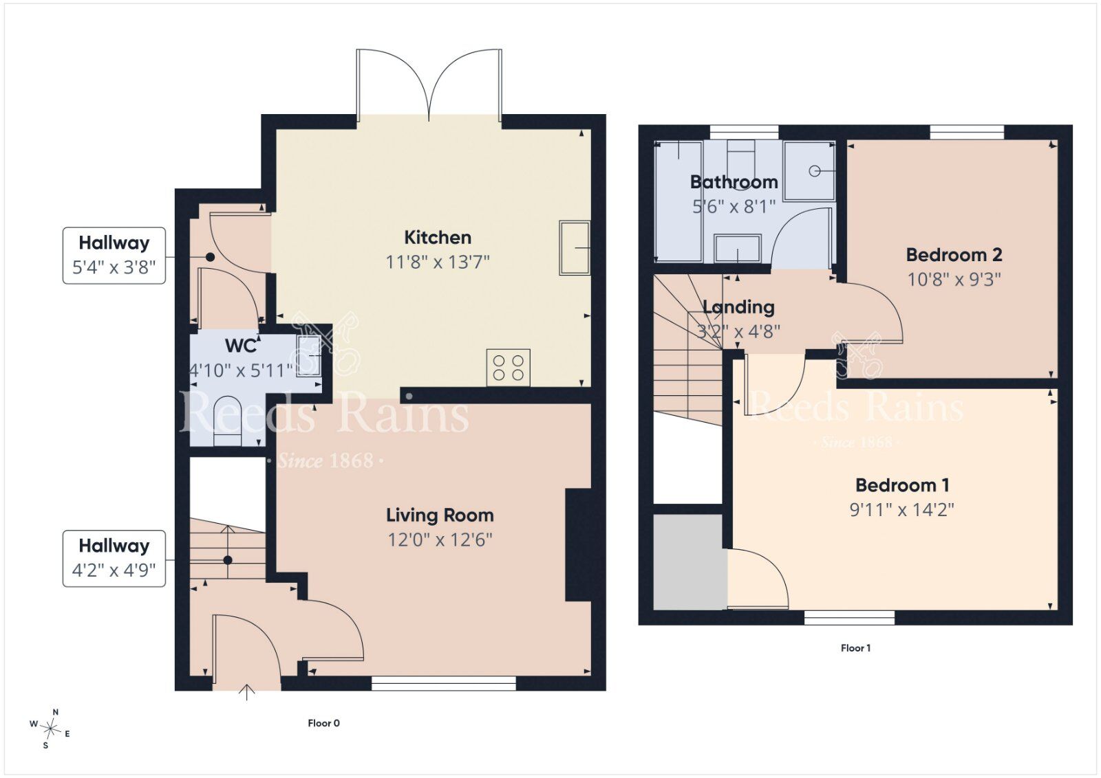 Floorplan of 2 bedroom Detached House for sale, Lady Wallace Forge, Lisburn, County Antrim, BT28