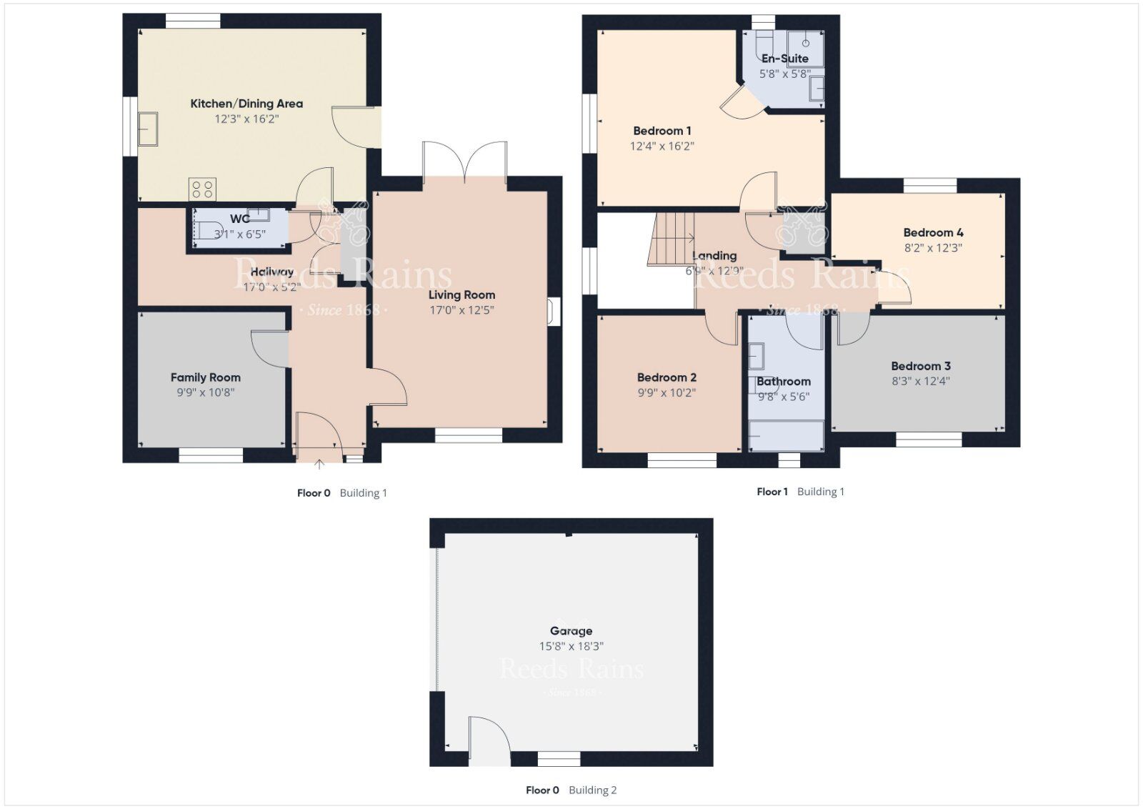 Floorplan of 4 bedroom Detached House for sale, Killultagh Heights, Glenavy, County Antrim, BT29