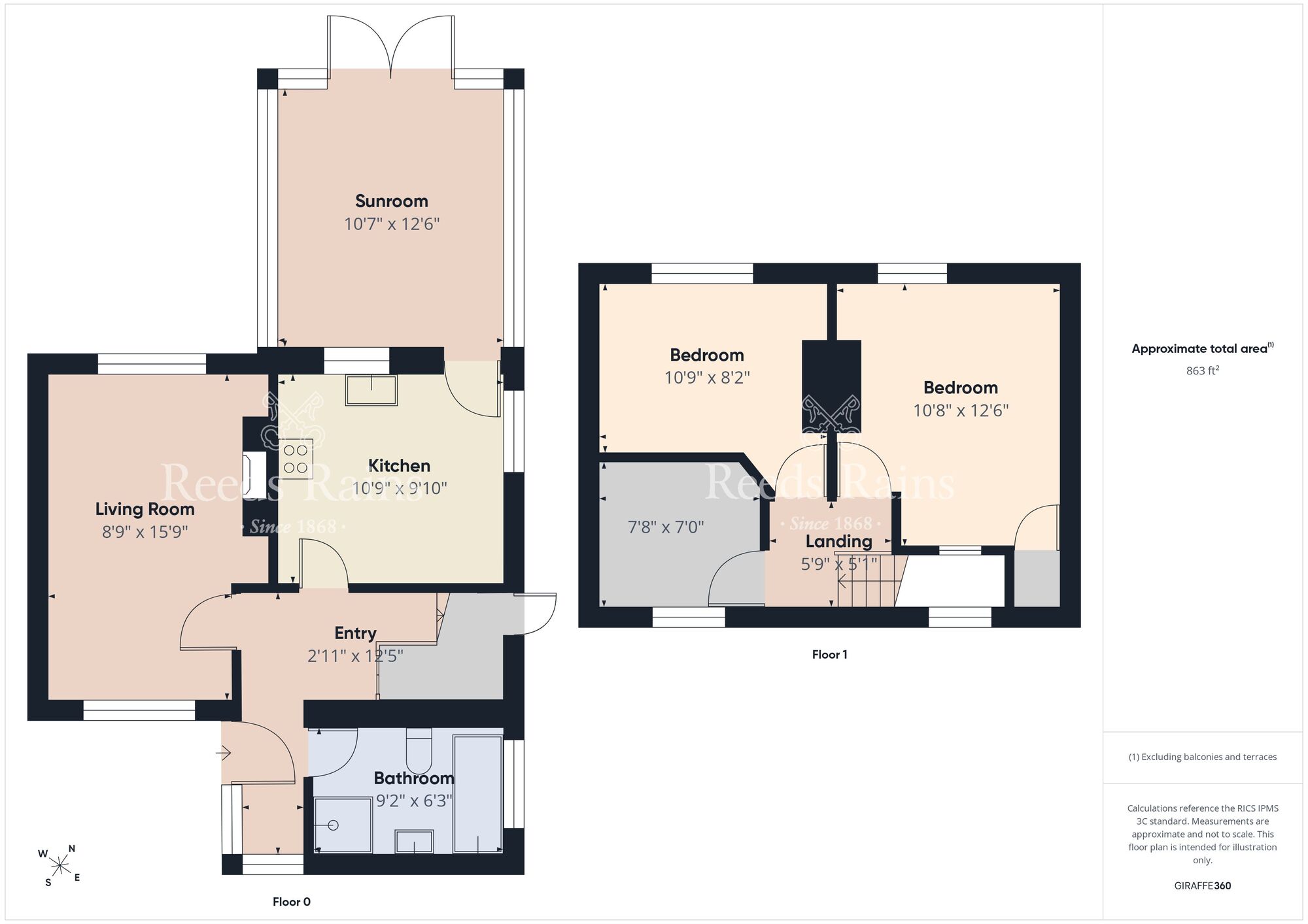 Floorplan of 3 bedroom Semi Detached House to rent, Lisburn Road, Moira, County Down, BT67