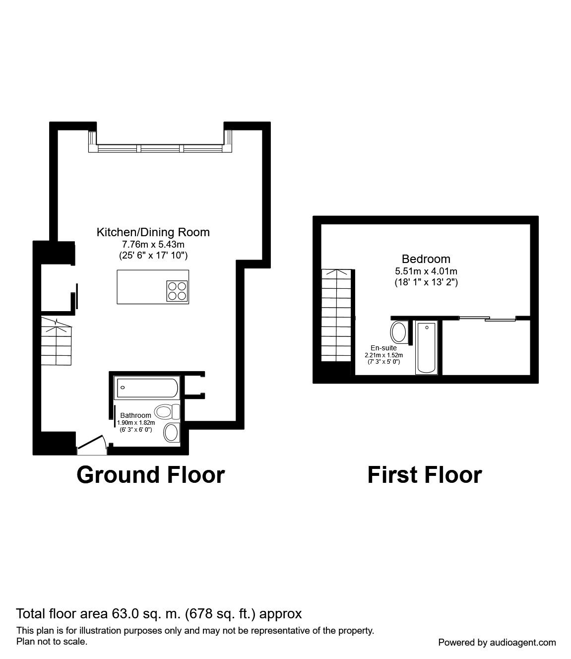 Floorplan of 1 bedroom Flat to rent, Shaw Street, Liverpool, L6