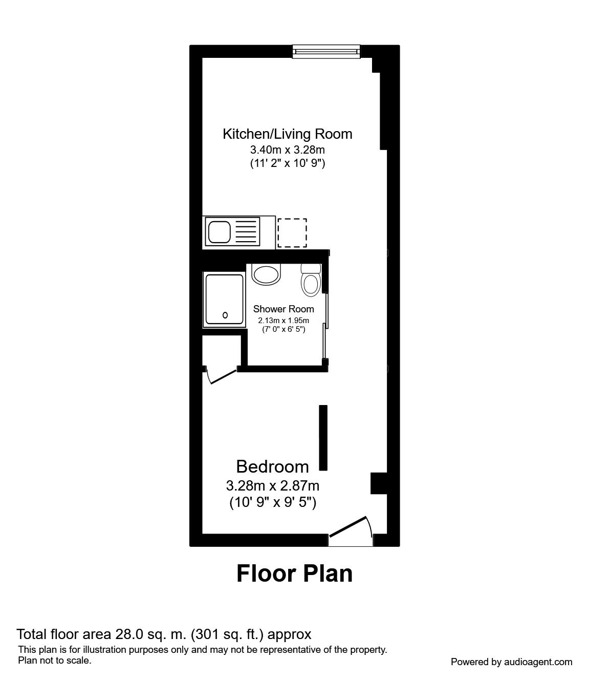 Floorplan of  Flat to rent, Simpson Street Simpson Street, Liverpool, L1