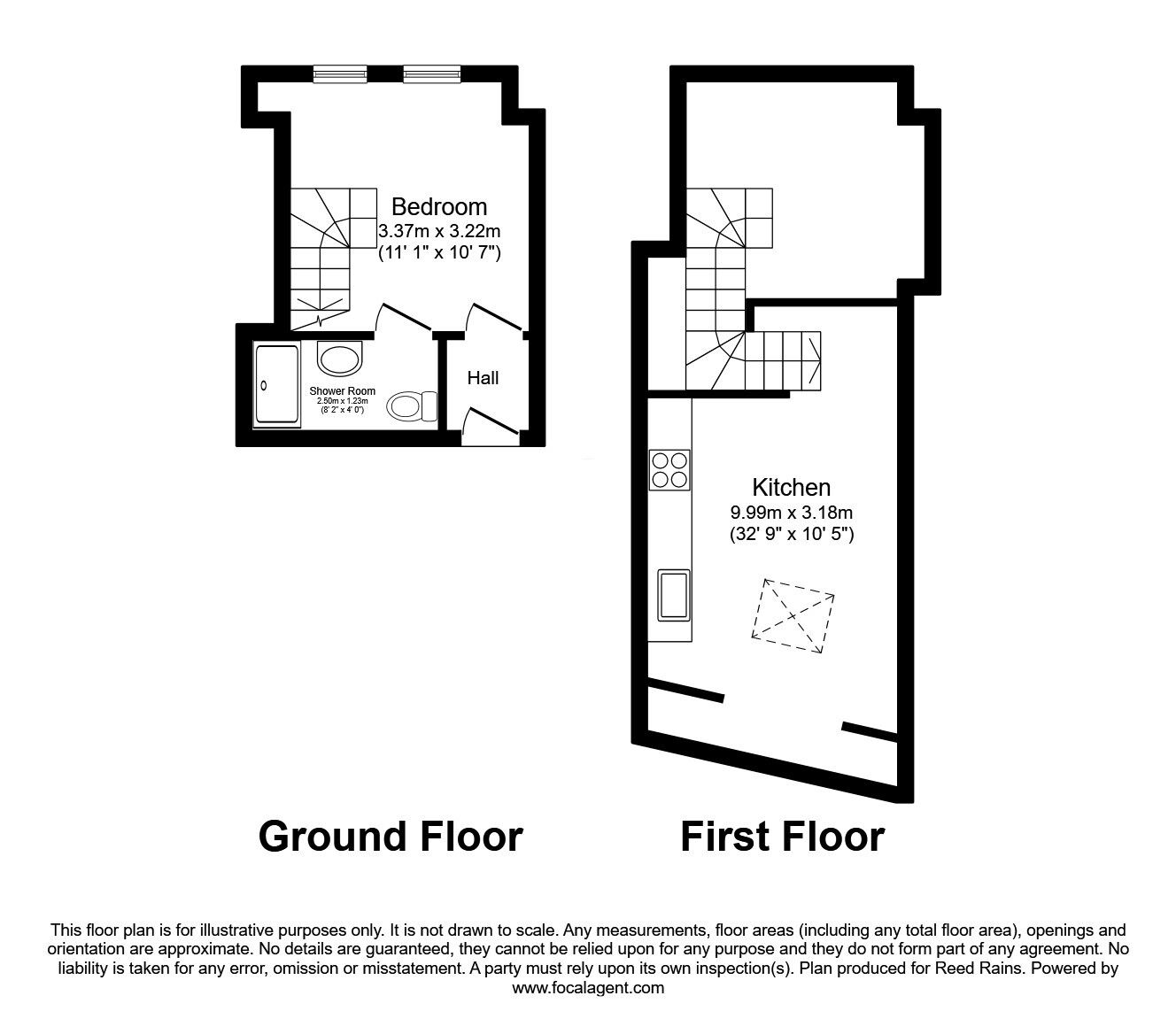 Floorplan of 1 bedroom  Flat for sale, Victoria Street, Liverpool, Merseyside, L2