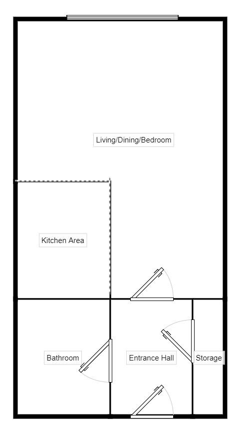 Floorplan of  Flat for sale, The Strand, Liverpool, Merseyside, L2