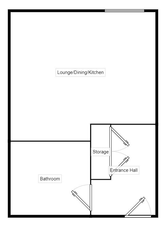 Floorplan of  Flat for sale, Parr Street, Liverpool, Merseyside, L1