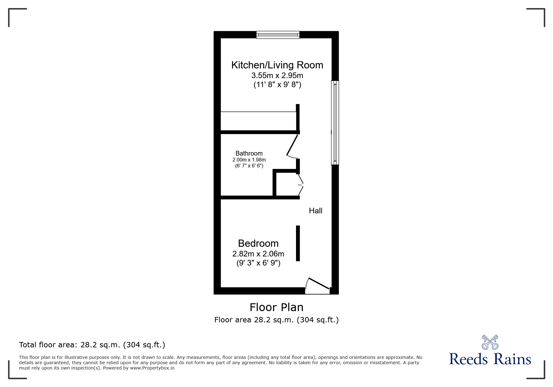 Floorplan of  Flat for sale, Gradwell Street, Liverpool, Merseyside, L1