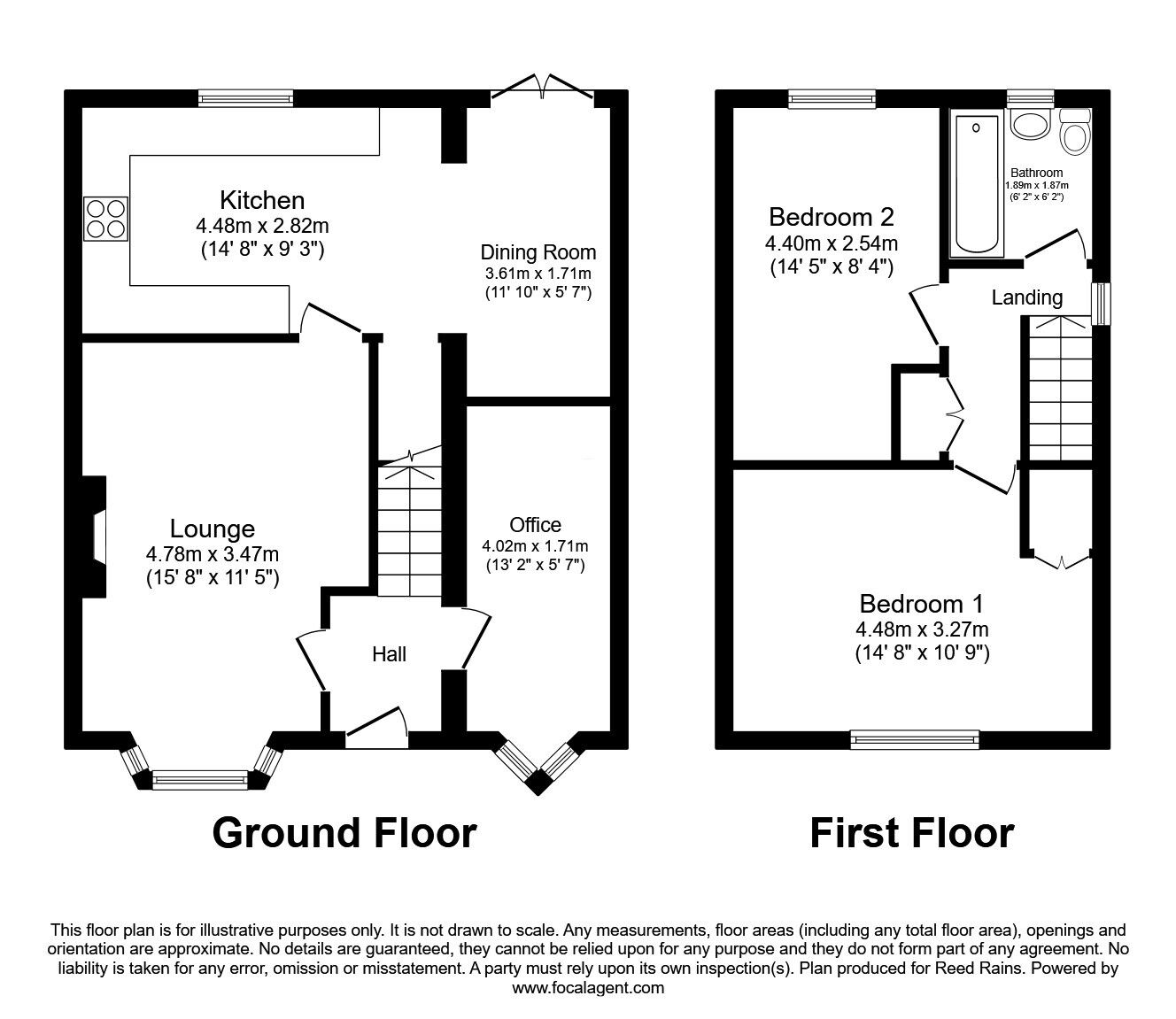 Floorplan of 2 bedroom End Terrace House for sale, Smithdown Lane, Liverpool, Merseyside, L7