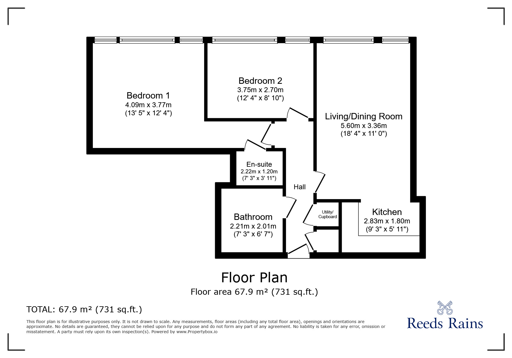 Floorplan of 2 bedroom  Flat for sale, Strand Street, Liverpool, Merseyside, L1