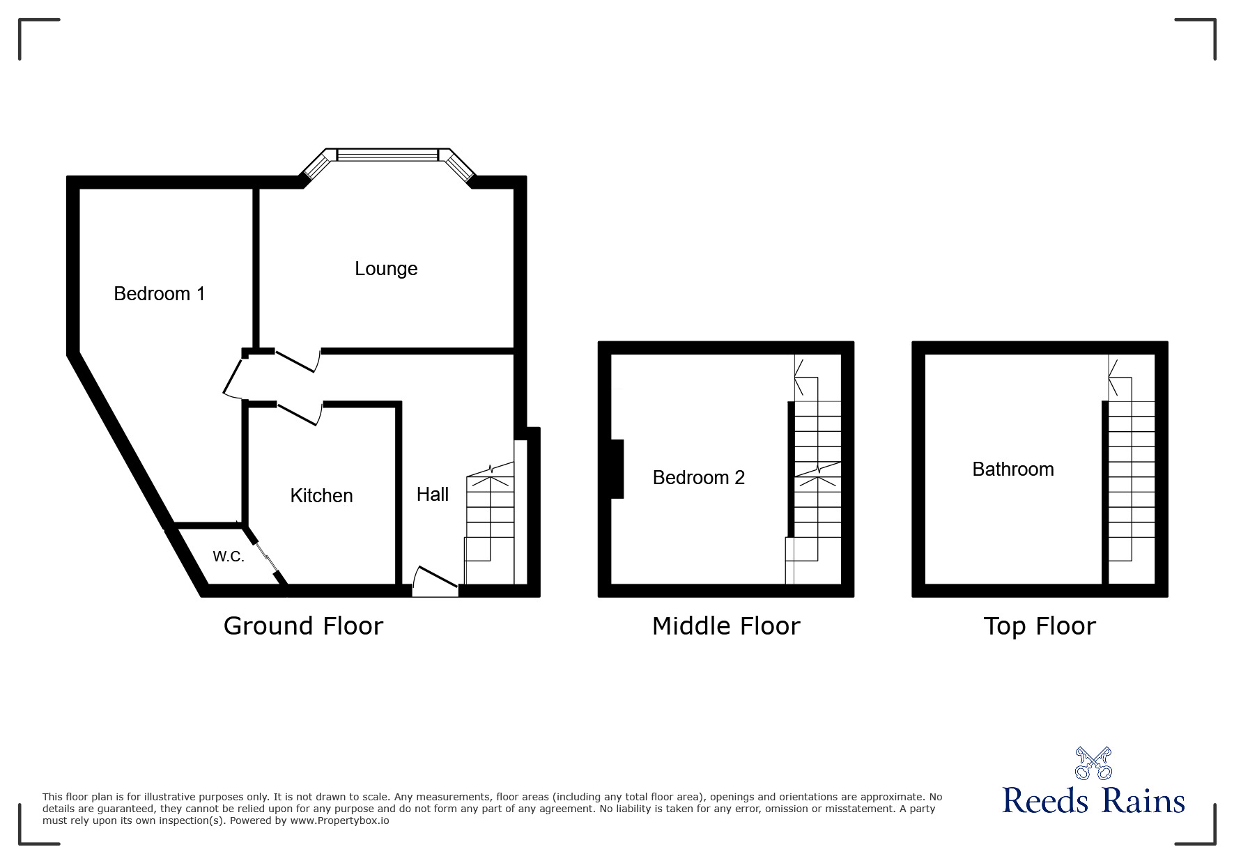 Floorplan of 2 bedroom  Flat to rent, Crosby Road North, Liverpool, Merseyside, L22